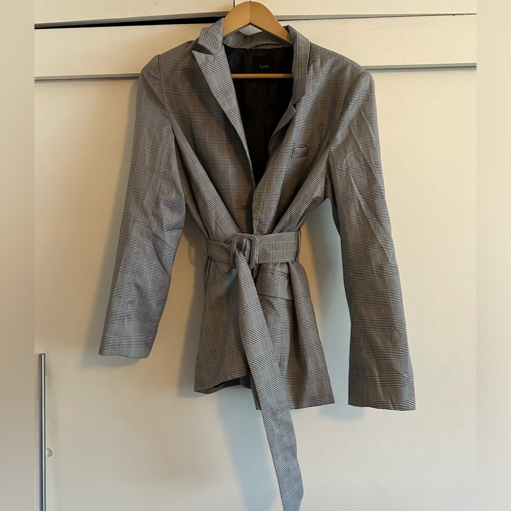 Lumiere Belted Blazer Jacket Size L